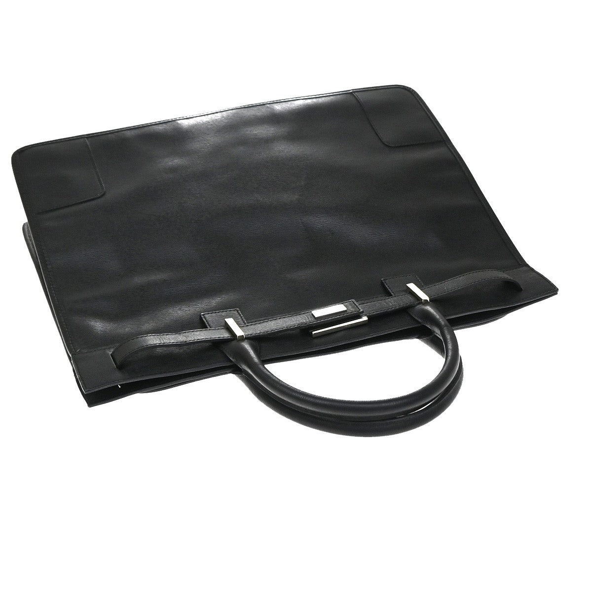 Gucci Business Leather, Black, Leather, Handbag