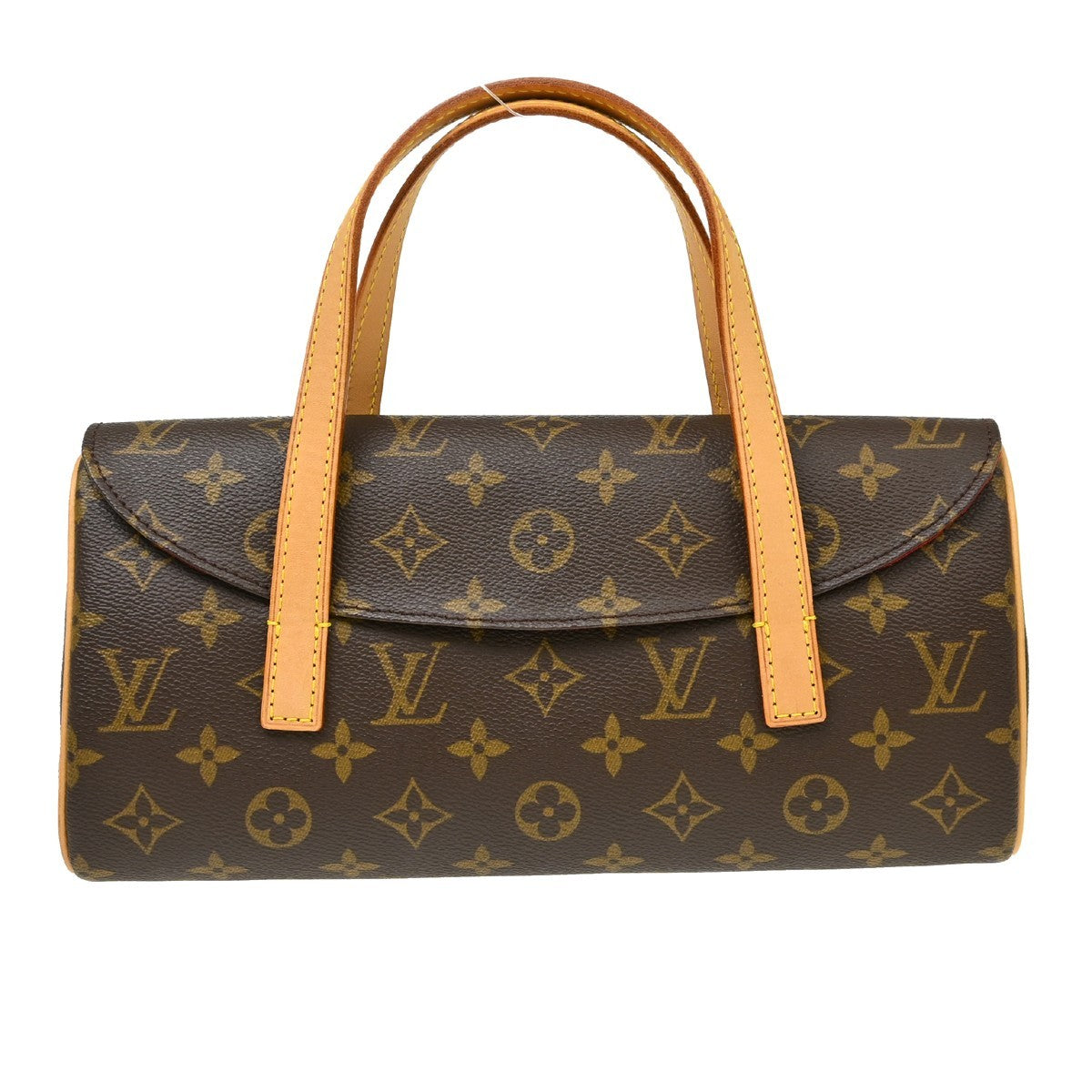 Louis Vuitton Sonatine Monogram Canvas, Brown, Canvas, Handbag