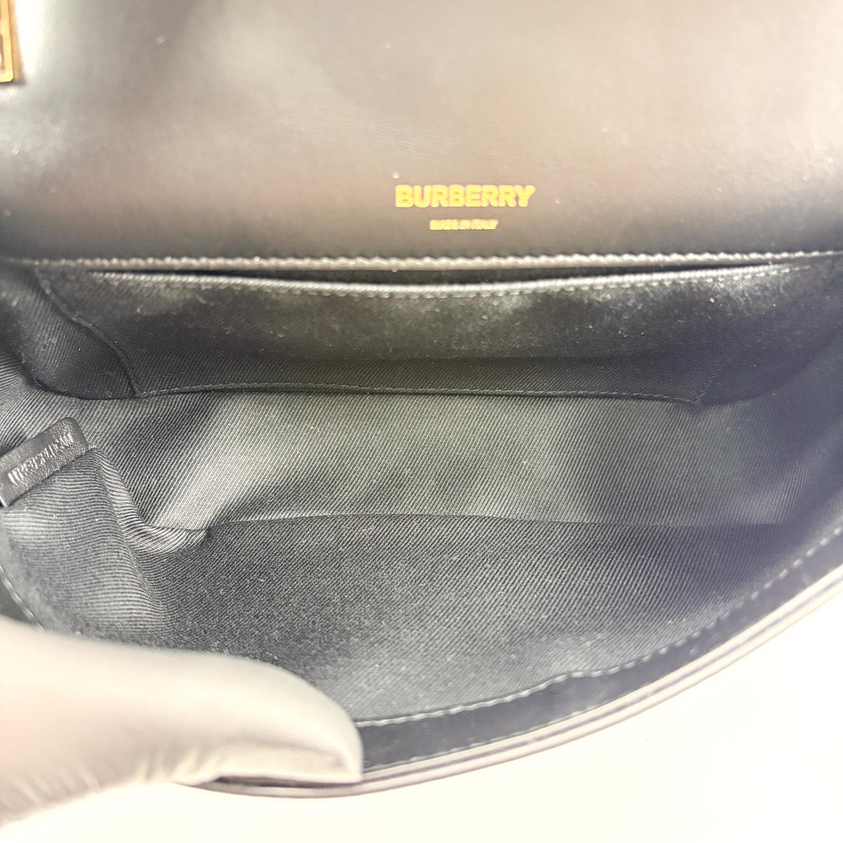 Burberry Lola Bum Quilted Lambskin, Black, Leather, Handbag