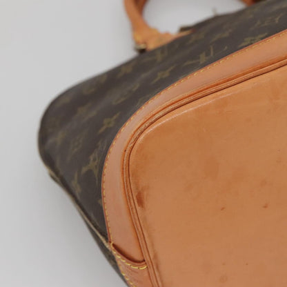 Louis Vuitton Alma Handbag Monogram Canvas, BROWN, CANVAS, Handbag