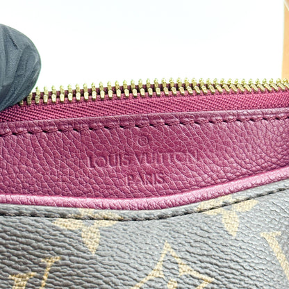 Louis Vuitton Pallas Shopper Monogram Canvas and Calfskin, Brown, Canvas, Tote Bag