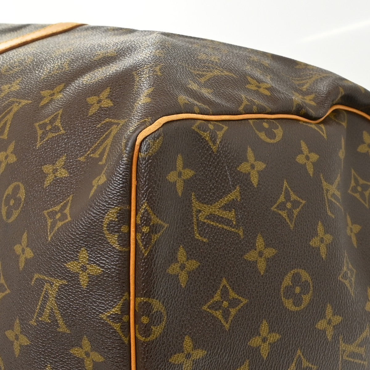 Louis Vuitton Keepall Monogram, Brown, Canvas, Travel Bag