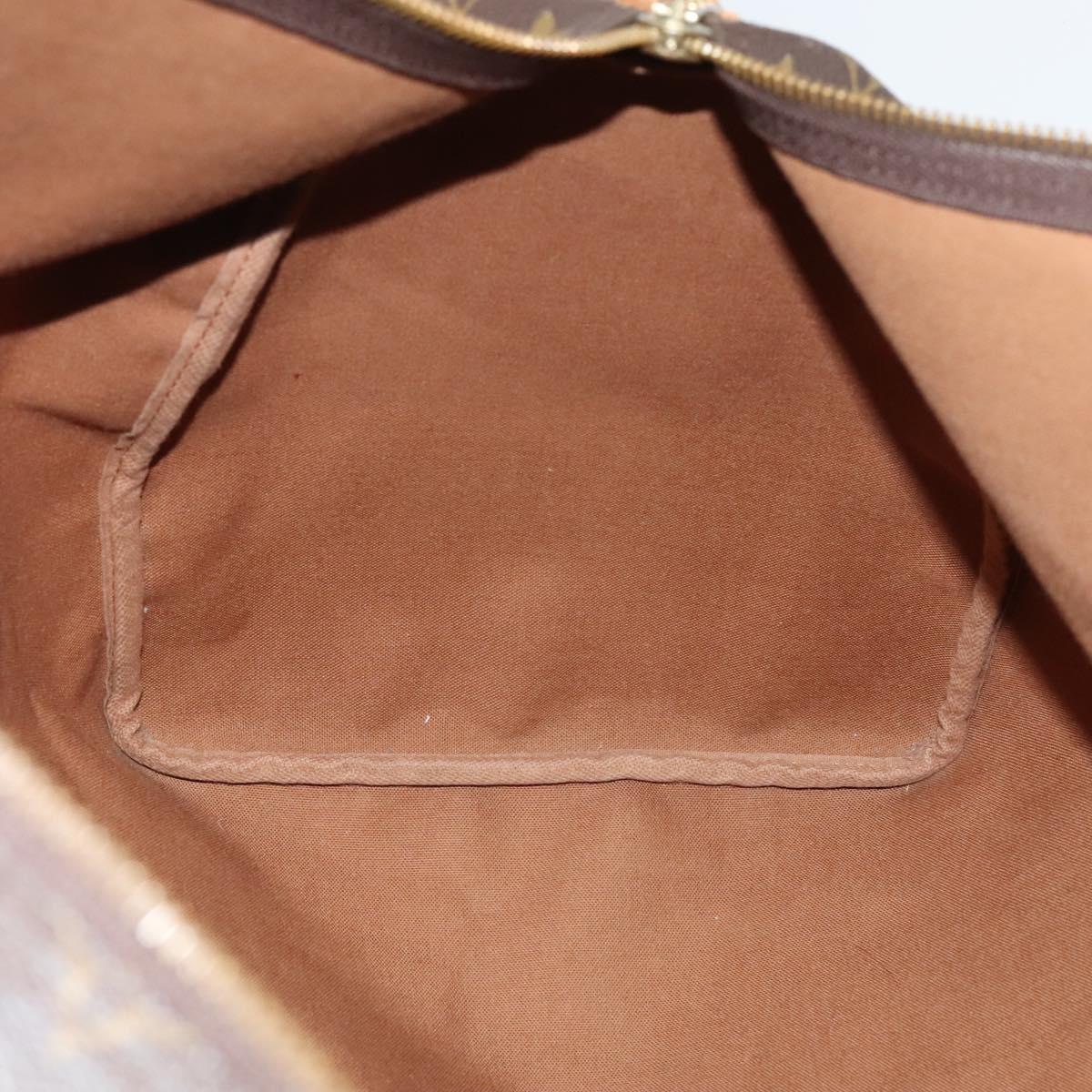 Louis Vuitton Keepall 55, Brown, Canvas, travel