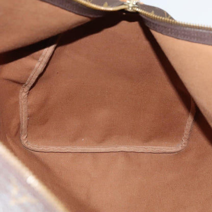Louis Vuitton Keepall 55, Brown, Canvas, travel