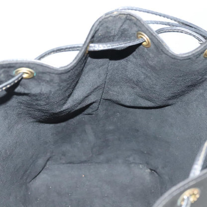 Louis Vuitton Noé, Black, Leather, shoulder