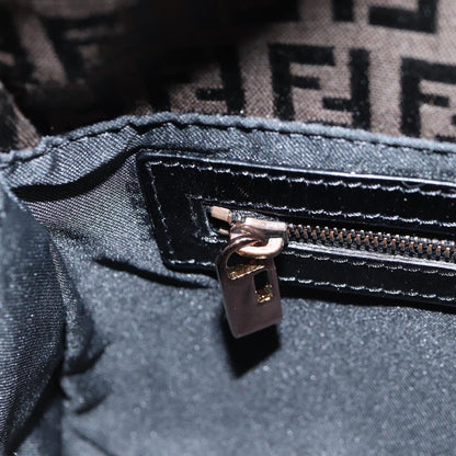 Fendi Baguette, Brown, Canvas, shoulder