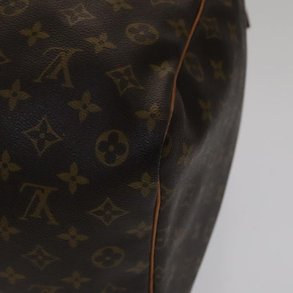 Louis Vuitton Keepall 60, Brown, Canvas, travel
