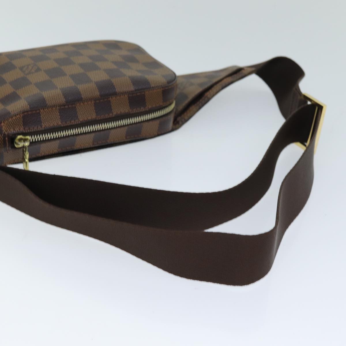 Louis Vuitton Geronimos, Brown, Canvas, shoulder