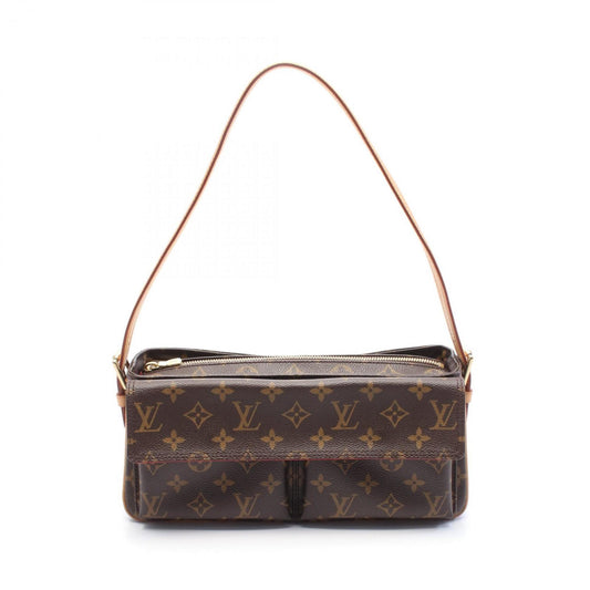 Louis Vuitton Viva Cité, Brown, Canvas, shoulder