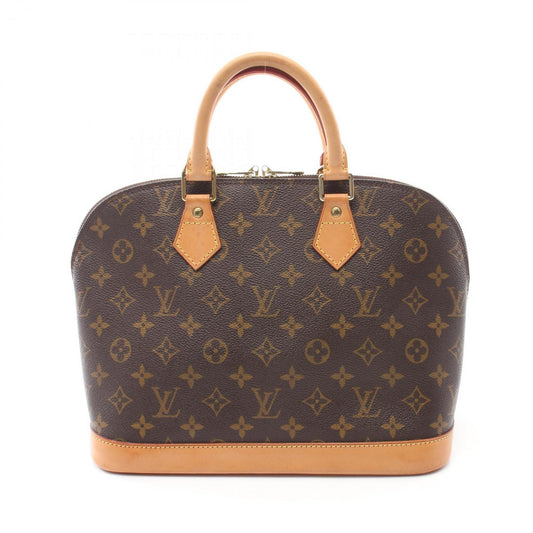 Louis Vuitton Alma, Brown, Canvas, handbag