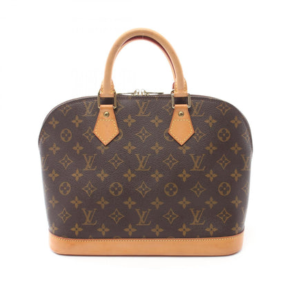 Louis Vuitton Alma, Brown, Canvas, handbag