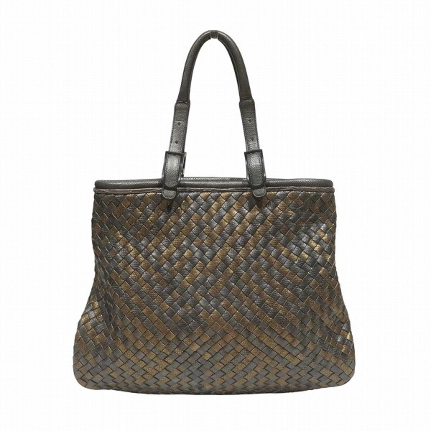 Bottega Veneta Intrecciato, Brown, Leather, tote