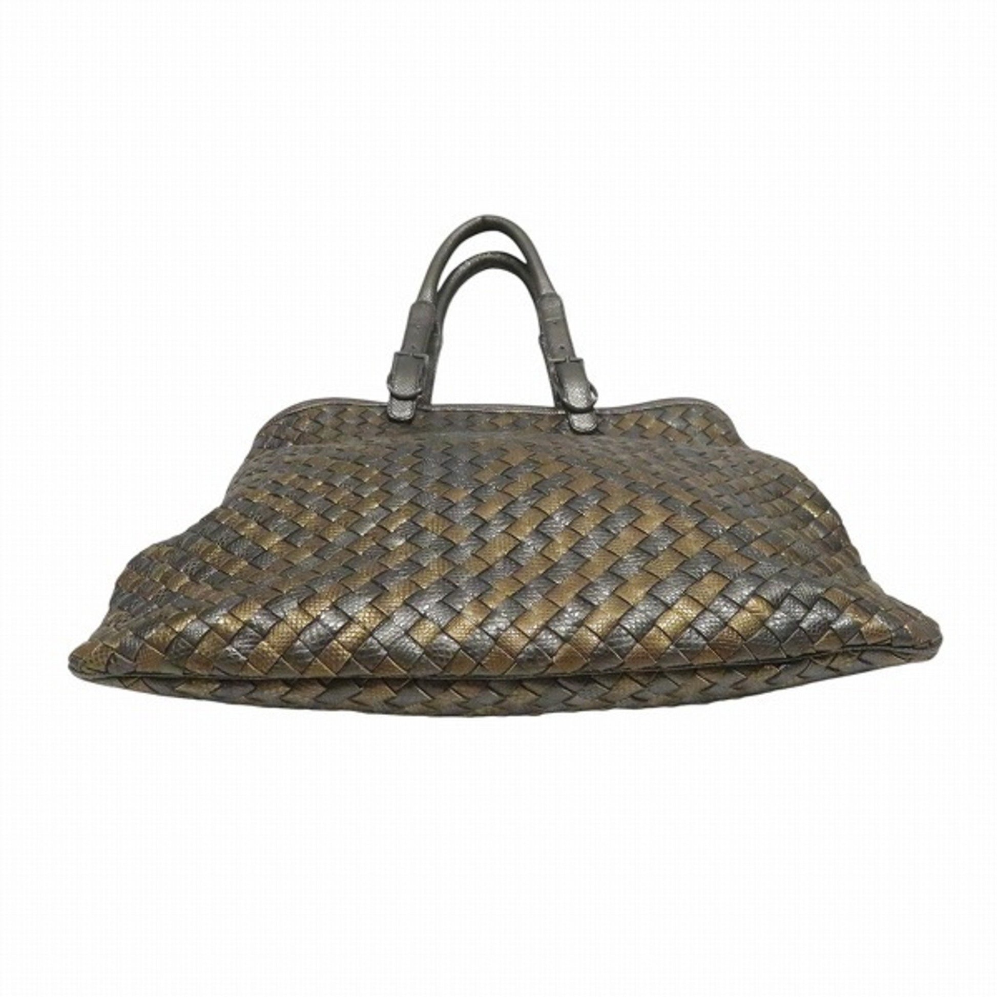 Bottega Veneta Intrecciato, Brown, Leather, tote