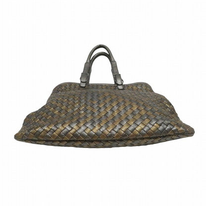 Bottega Veneta Intrecciato, Brown, Leather, tote