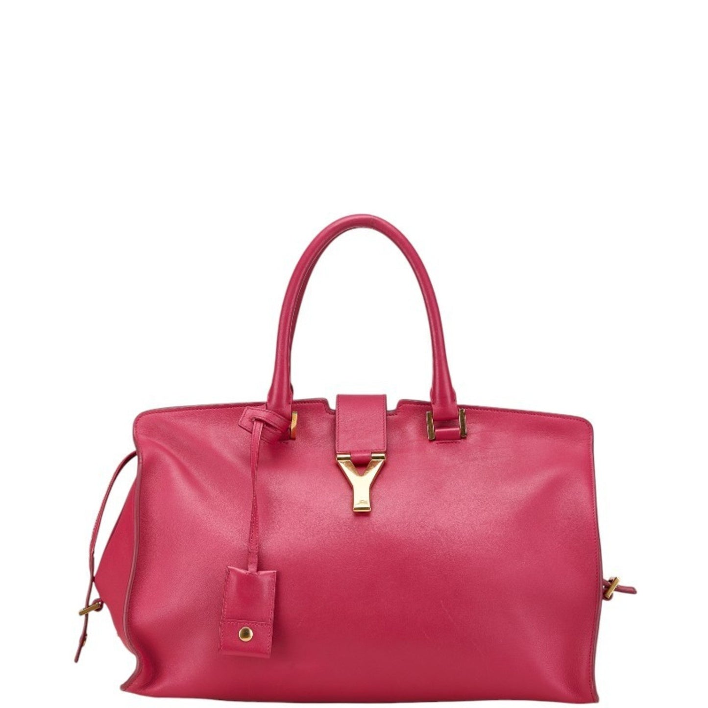 Saint Laurent Y line, Pink, Leather, handbag