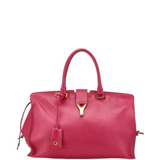 Saint Laurent Y line, Pink, Leather, handbag