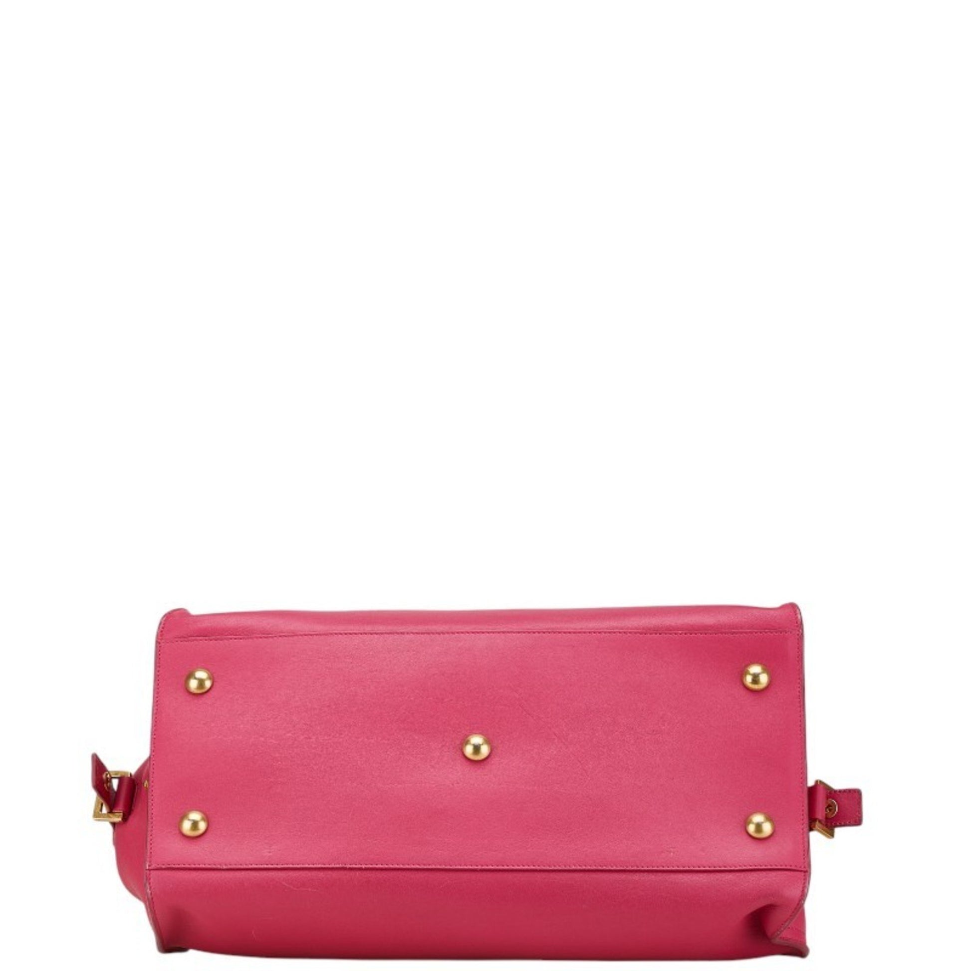 Saint Laurent Y line, Pink, Leather, handbag