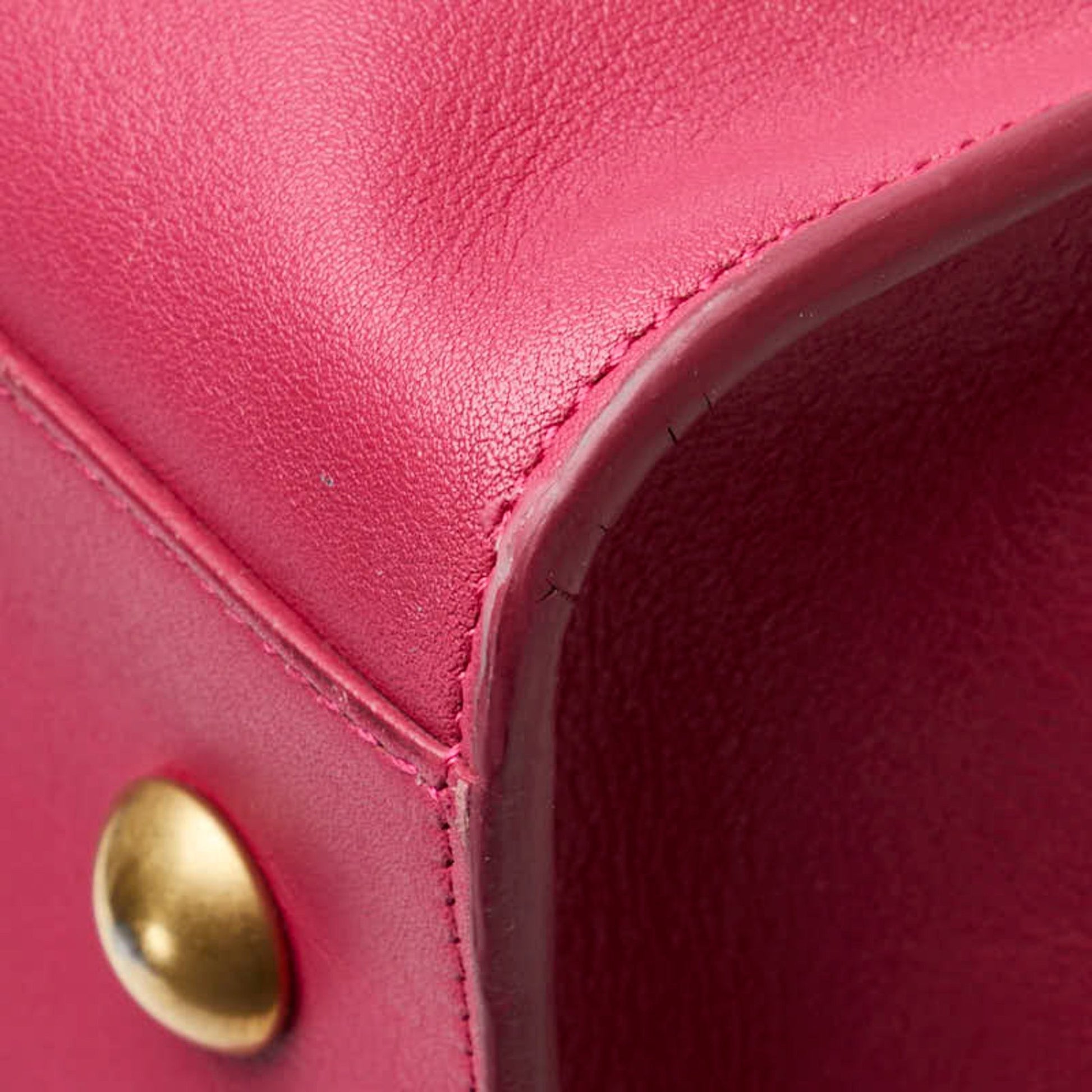 Saint Laurent Y line, Pink, Leather, handbag