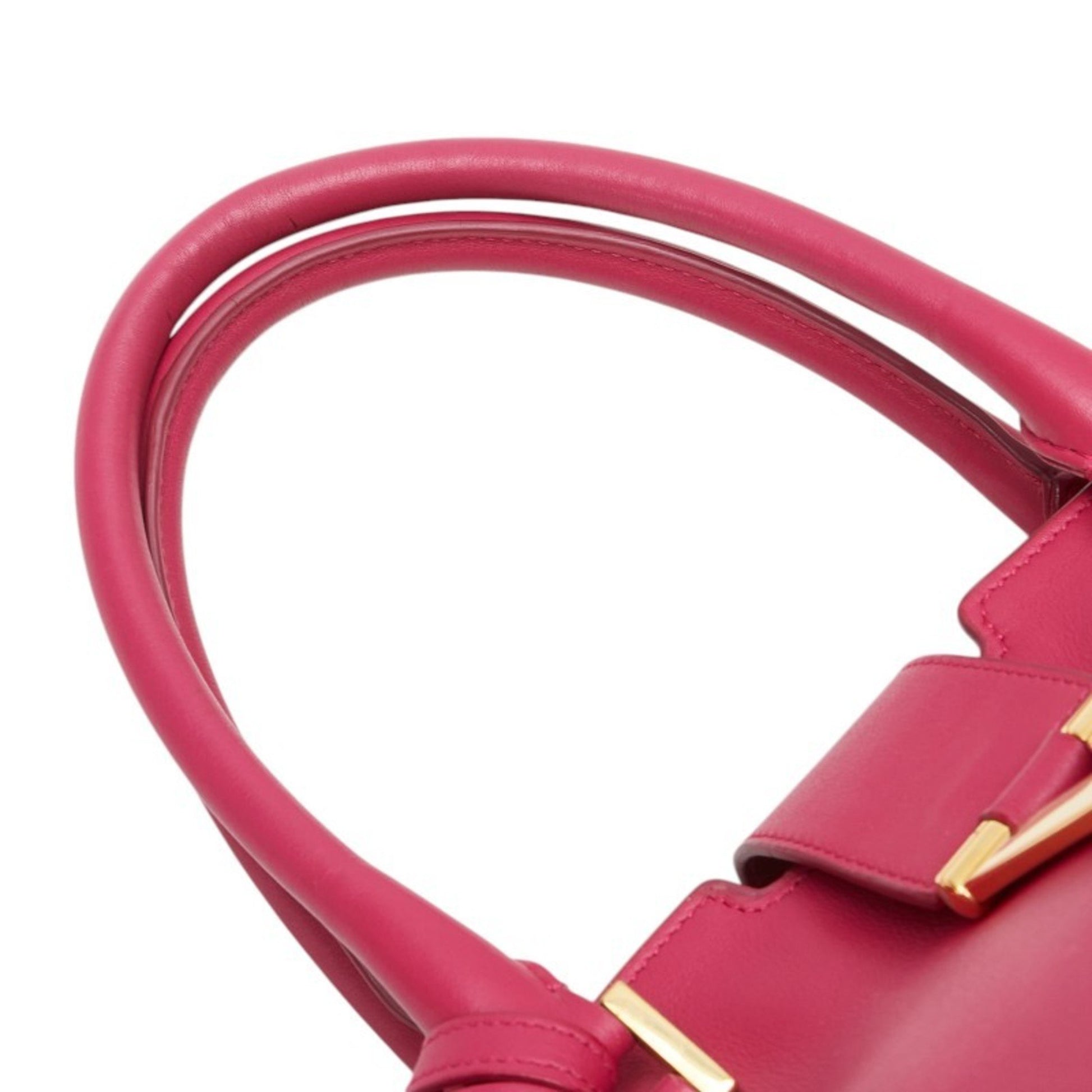 Saint Laurent Y line, Pink, Leather, handbag