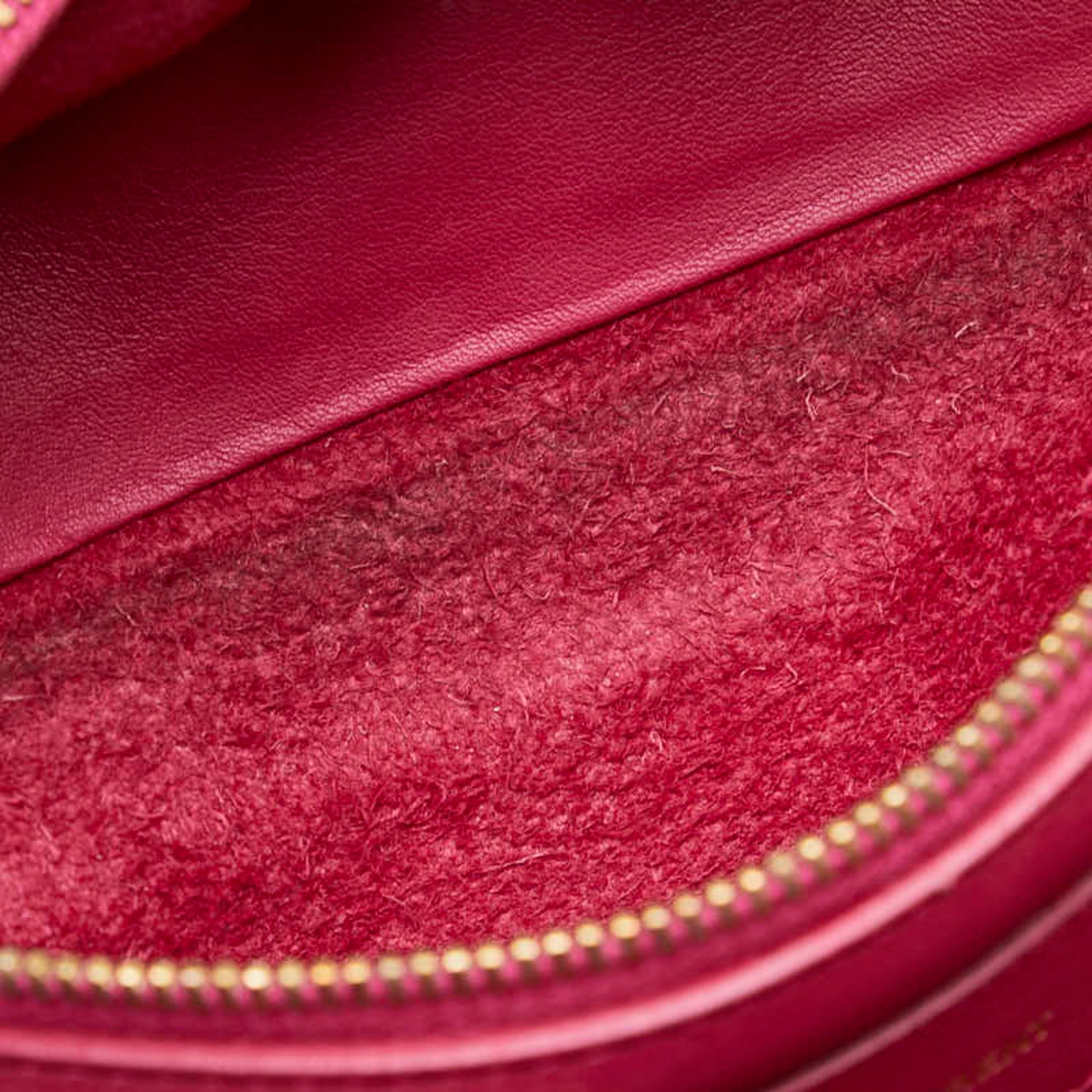 Saint Laurent Y line, Pink, Leather, handbag
