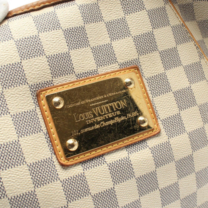 Louis Vuitton Galliera, White, Canvas, shoulder