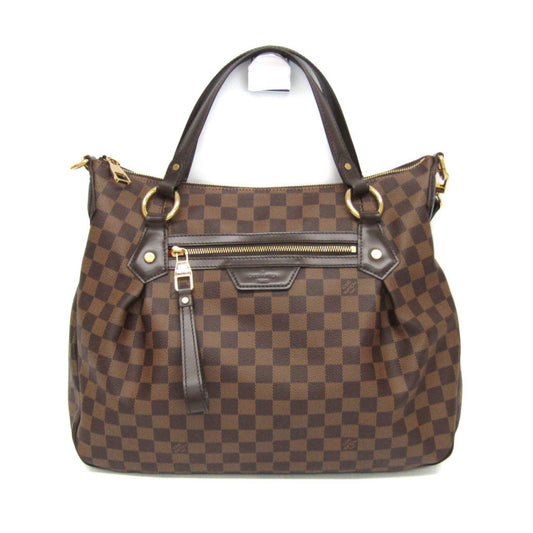 Louis Vuitton Evora, Brown, Canvas, handbag
