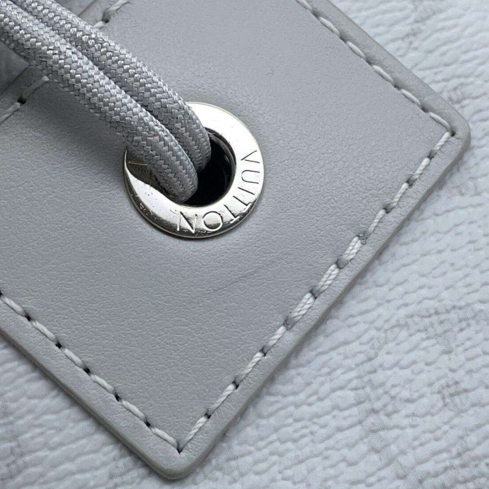 Louis Vuitton, Grey, Canvas, clutch