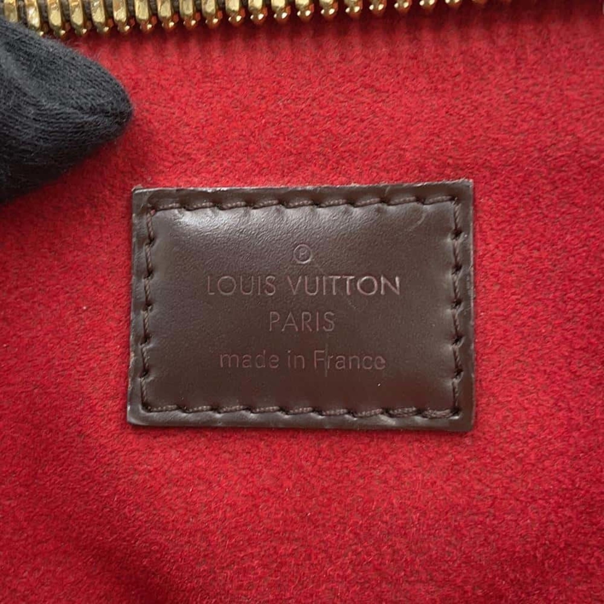 Louis Vuitton Trevi, Brown, Canvas, handbag