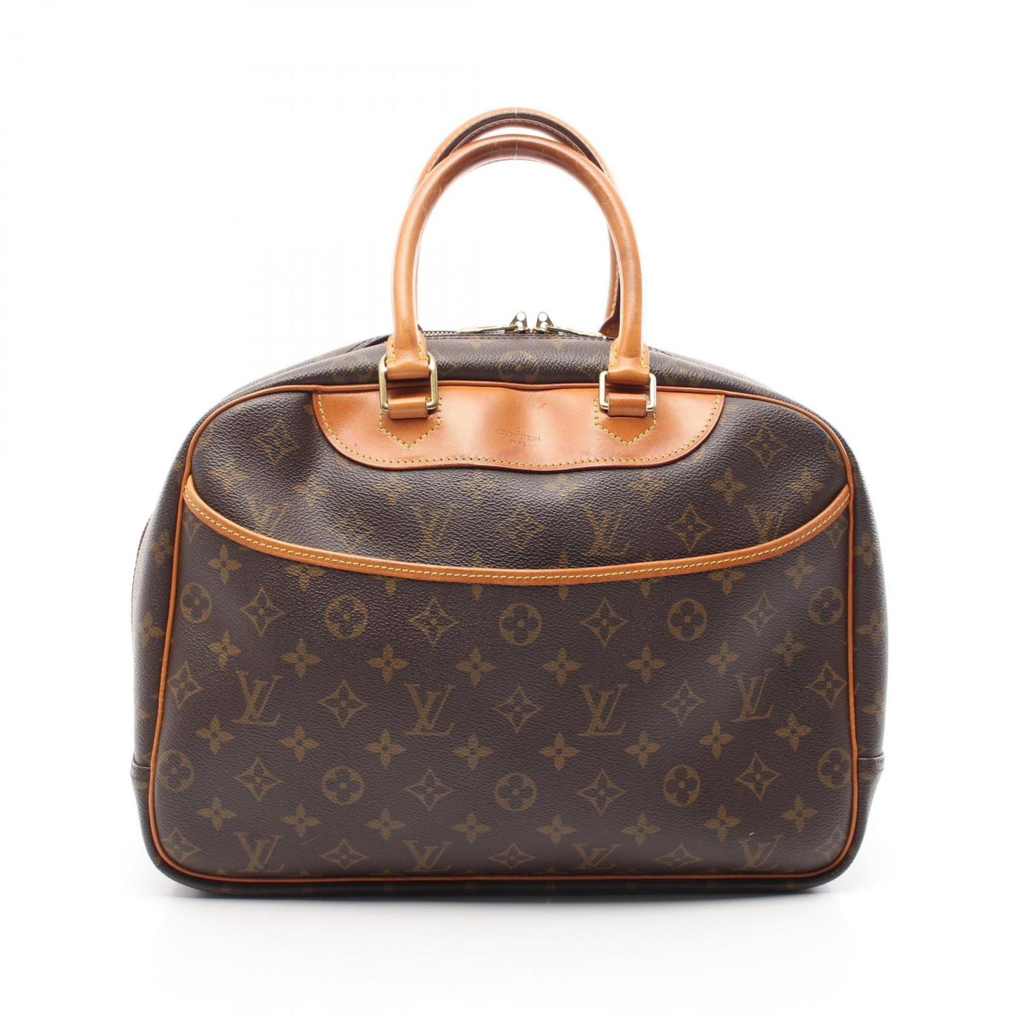 Louis Vuitton Deauville, Brown, Canvas, handbag