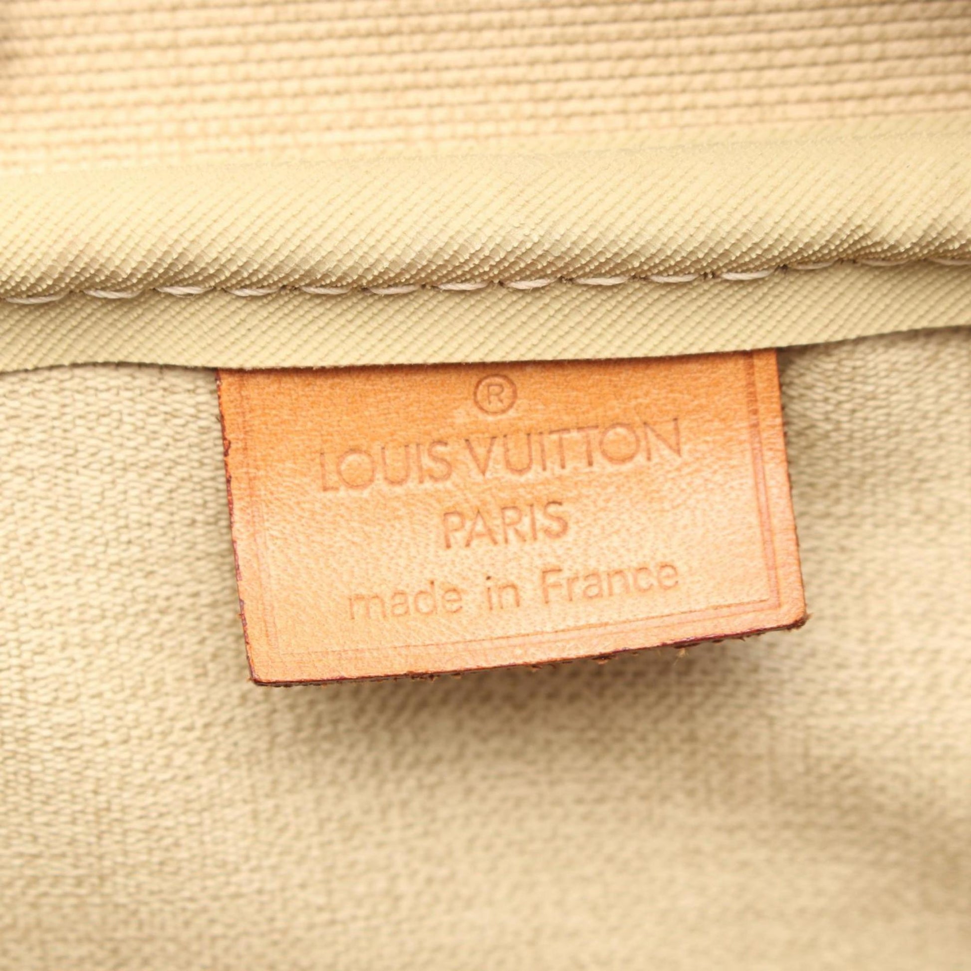 Louis Vuitton Deauville, Brown, Canvas, handbag