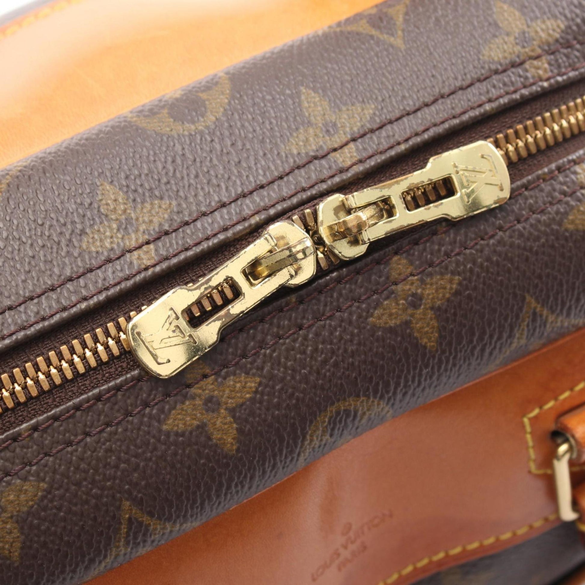 Louis Vuitton Deauville, Brown, Canvas, handbag