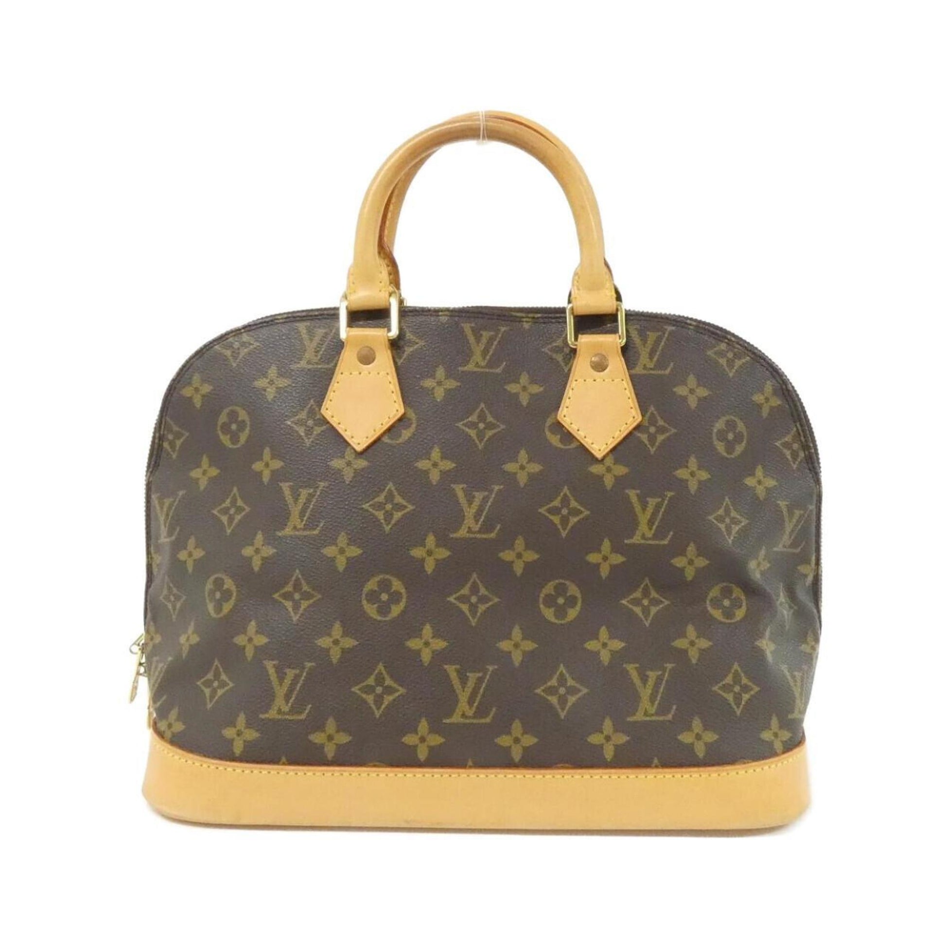 Louis Vuitton Alma, Brown, Canvas, handbag