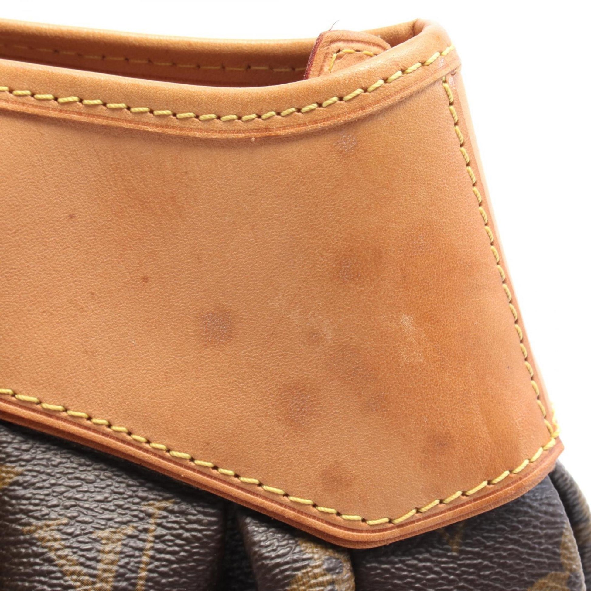 Louis Vuitton Boetie, Brown, Canvas, shoulder