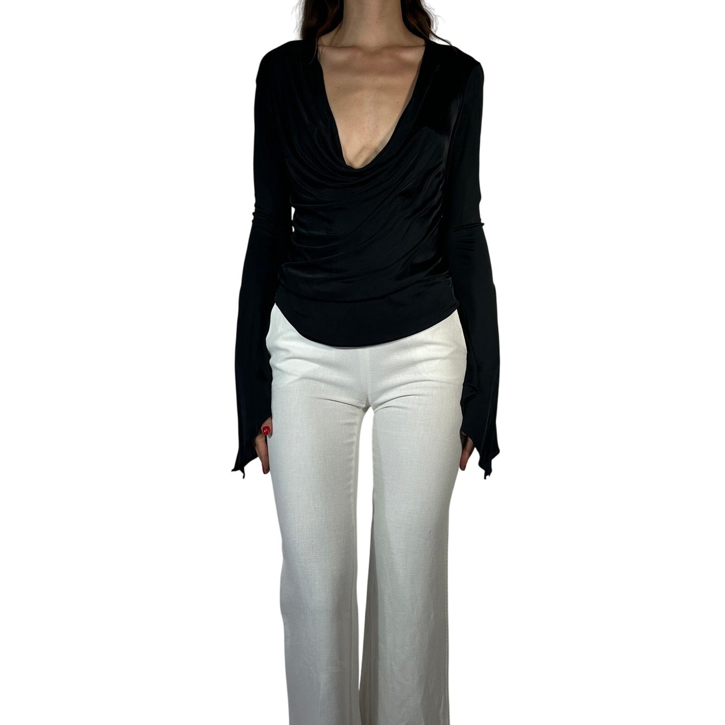 Diane Von Furstenberg Cowl Neck Blouse