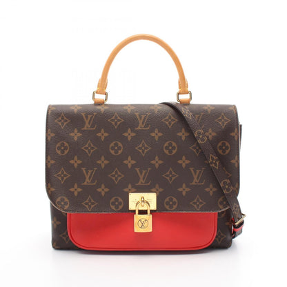 Louis Vuitton Marignan, Brown, Canvas, handbag
