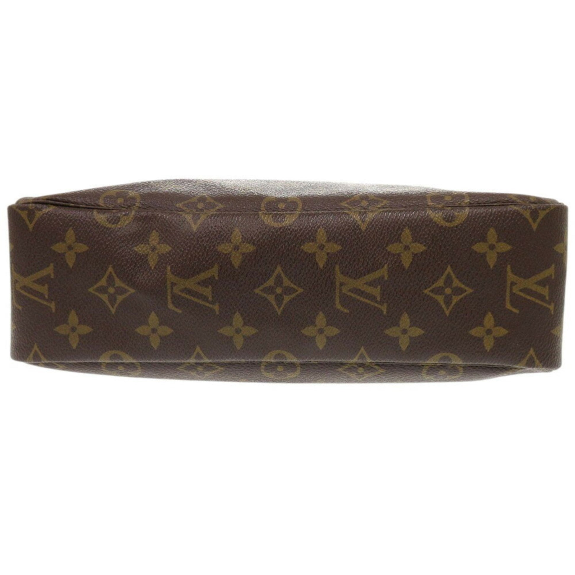 Louis Vuitton Trousse Toilette 28, Brown, Canvas, clutch