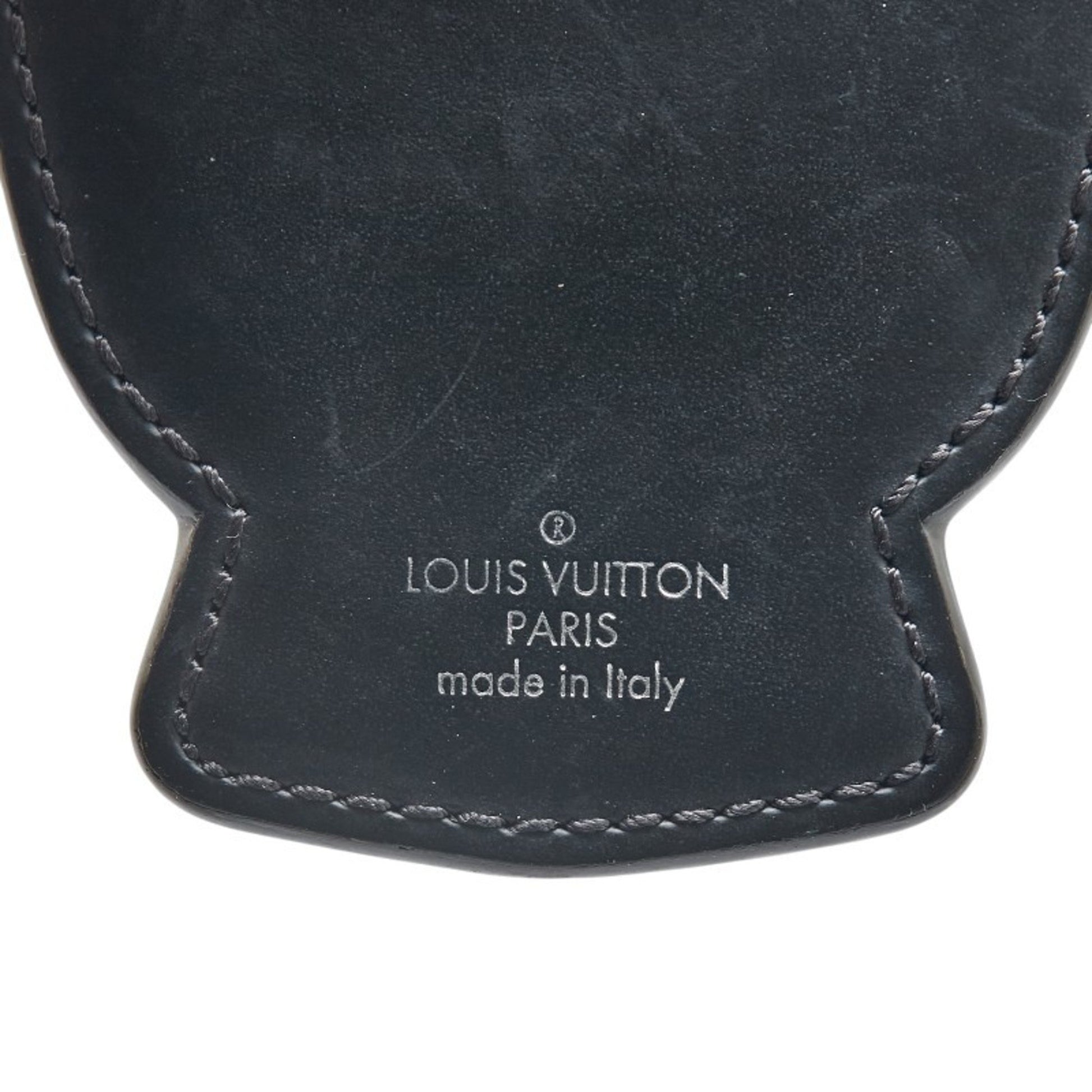 Louis Vuitton Porte clés, Black, Canvas, bag
