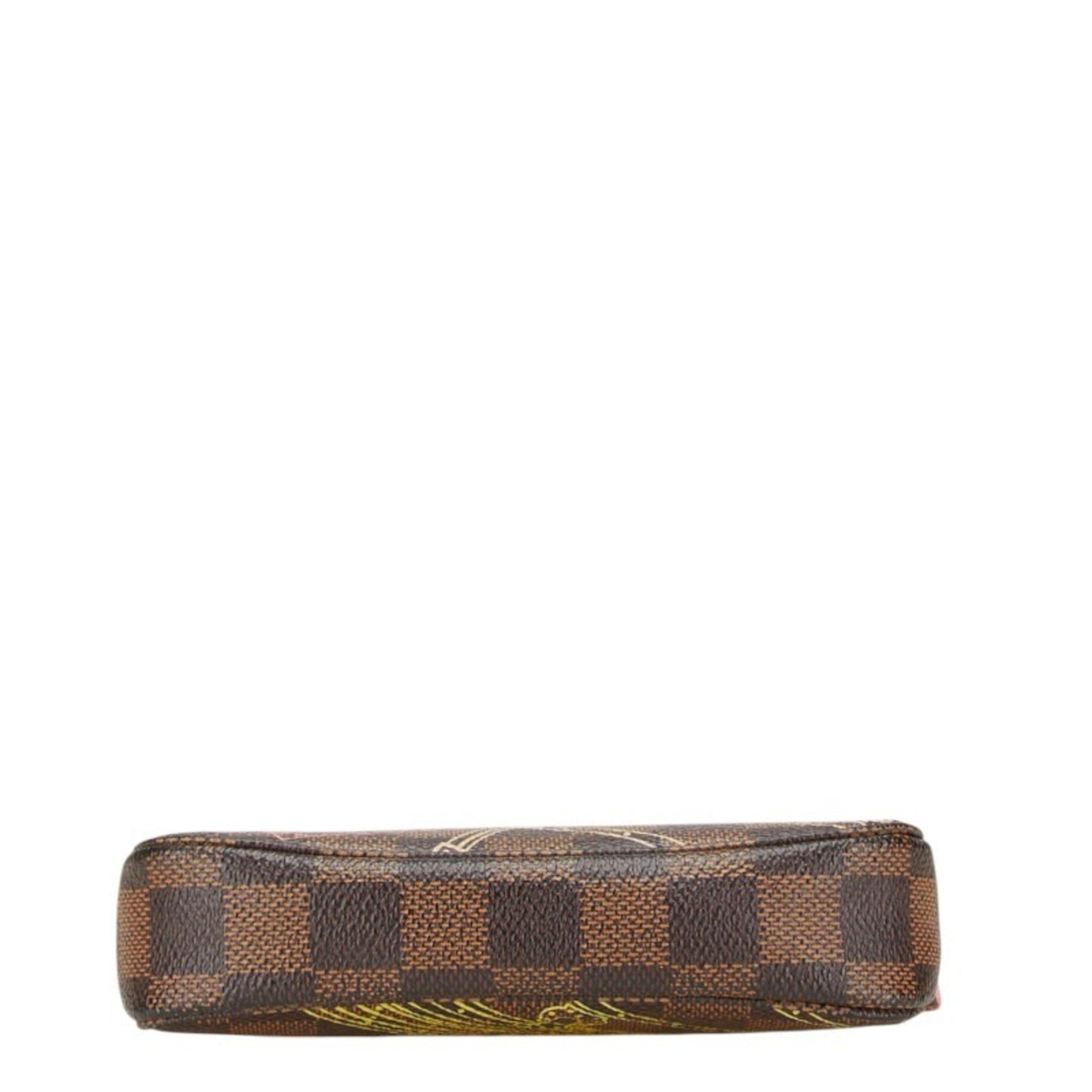 Louis Vuitton Mini Pochette Accessoires, Brown, Canvas, clutch