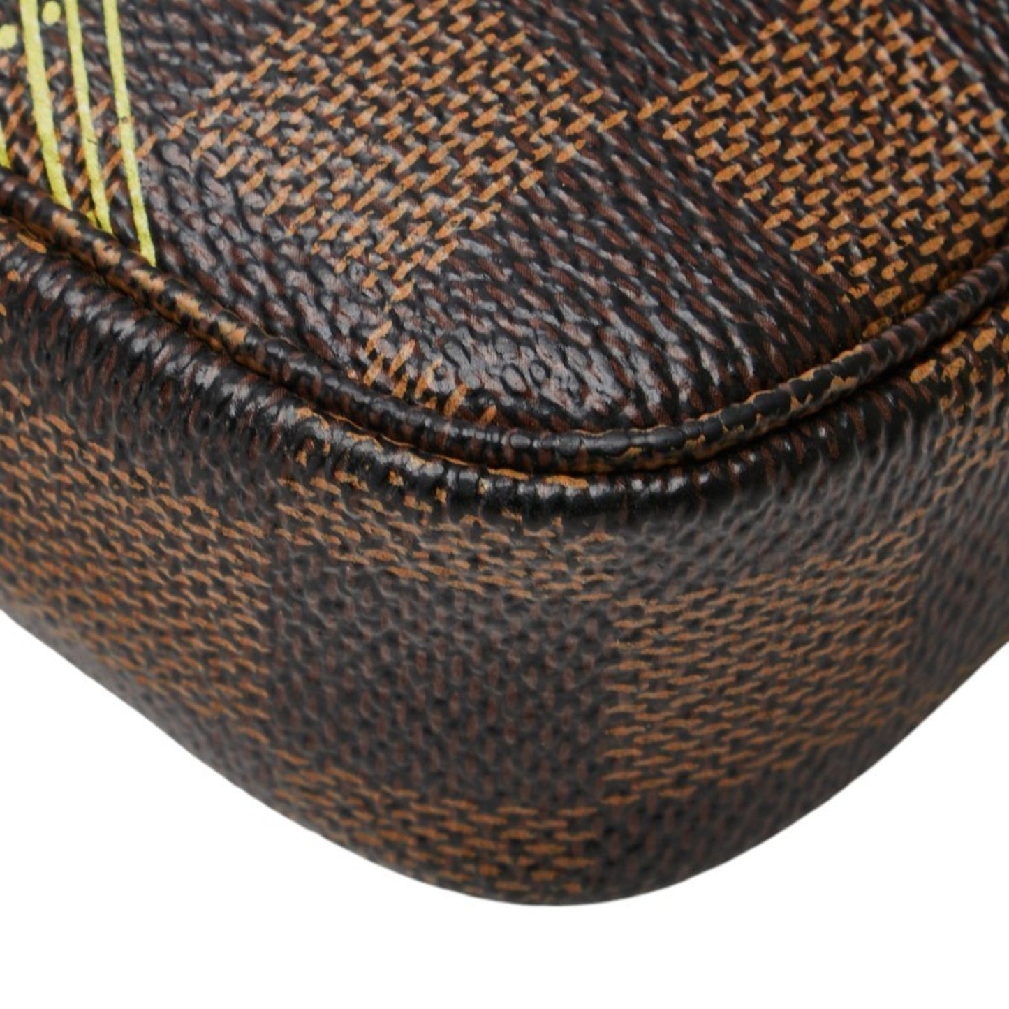 Louis Vuitton Mini Pochette Accessoires, Brown, Canvas, clutch