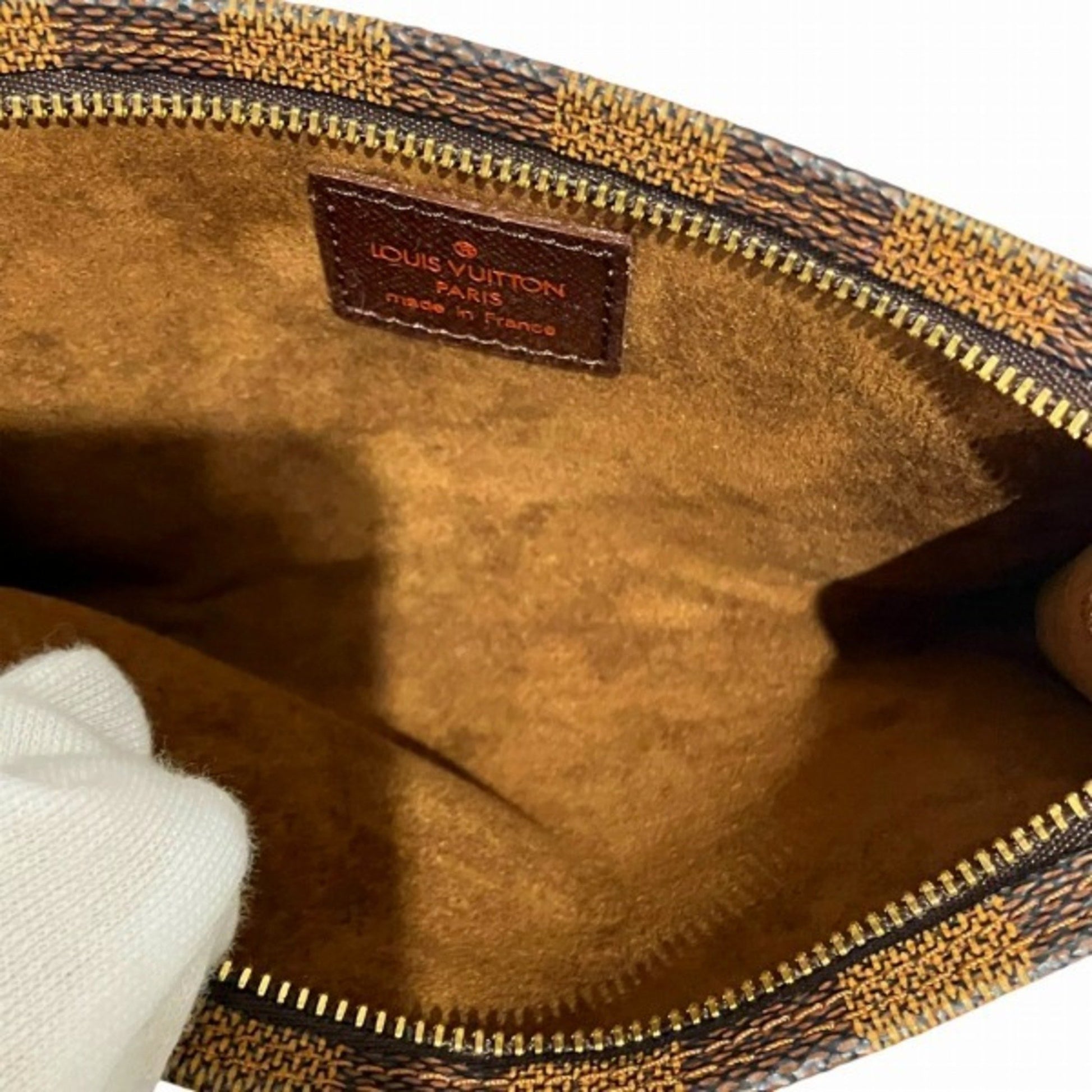 Louis Vuitton Bucket PM, Brown, Canvas, tote
