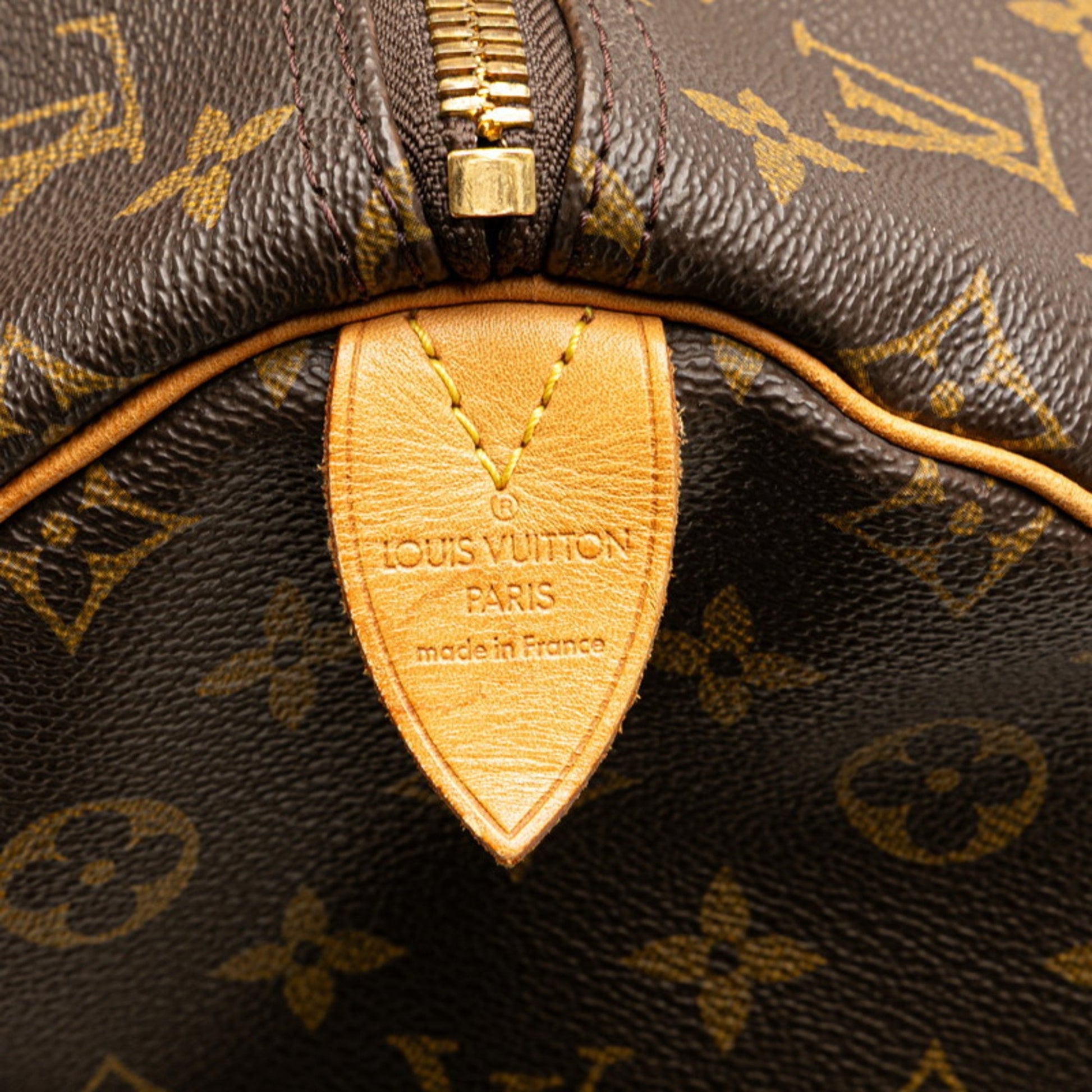 Louis Vuitton Keepall 55, Brown, Canvas, travel