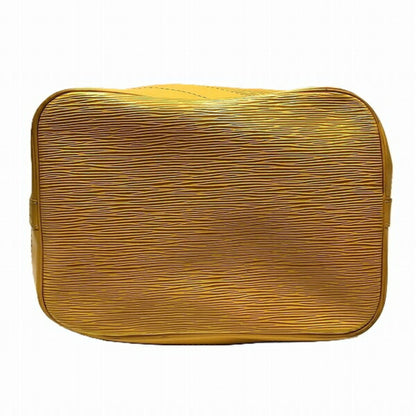 Louis Vuitton Noé, Yellow, Leather, shoulder