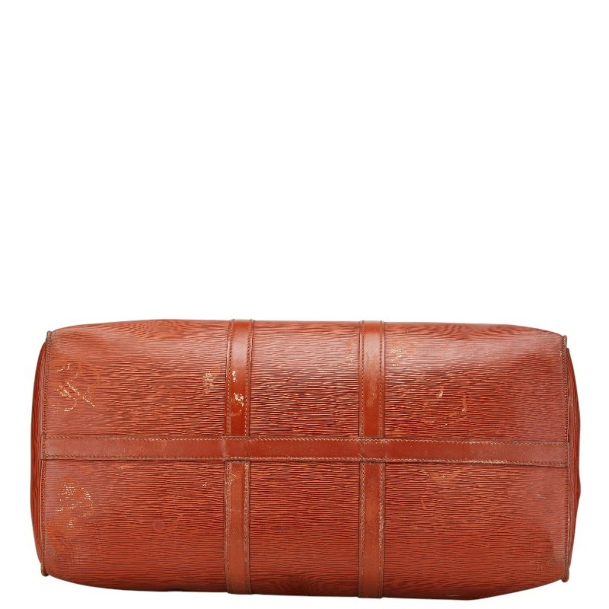 Louis Vuitton Keepall 50, Brown, Leather, travel