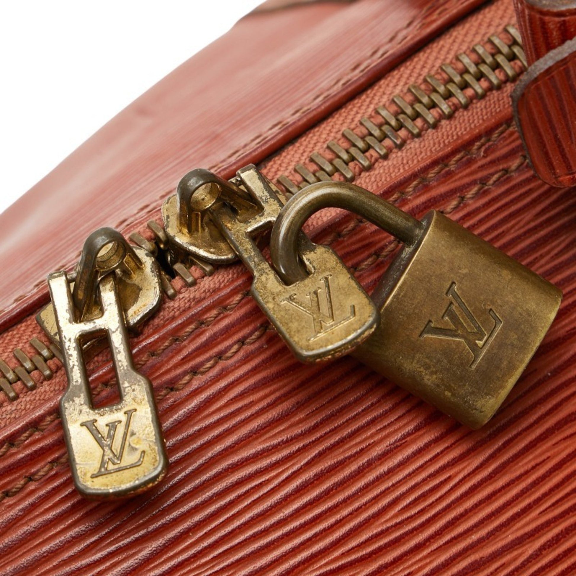 Louis Vuitton Keepall 50, Brown, Leather, travel