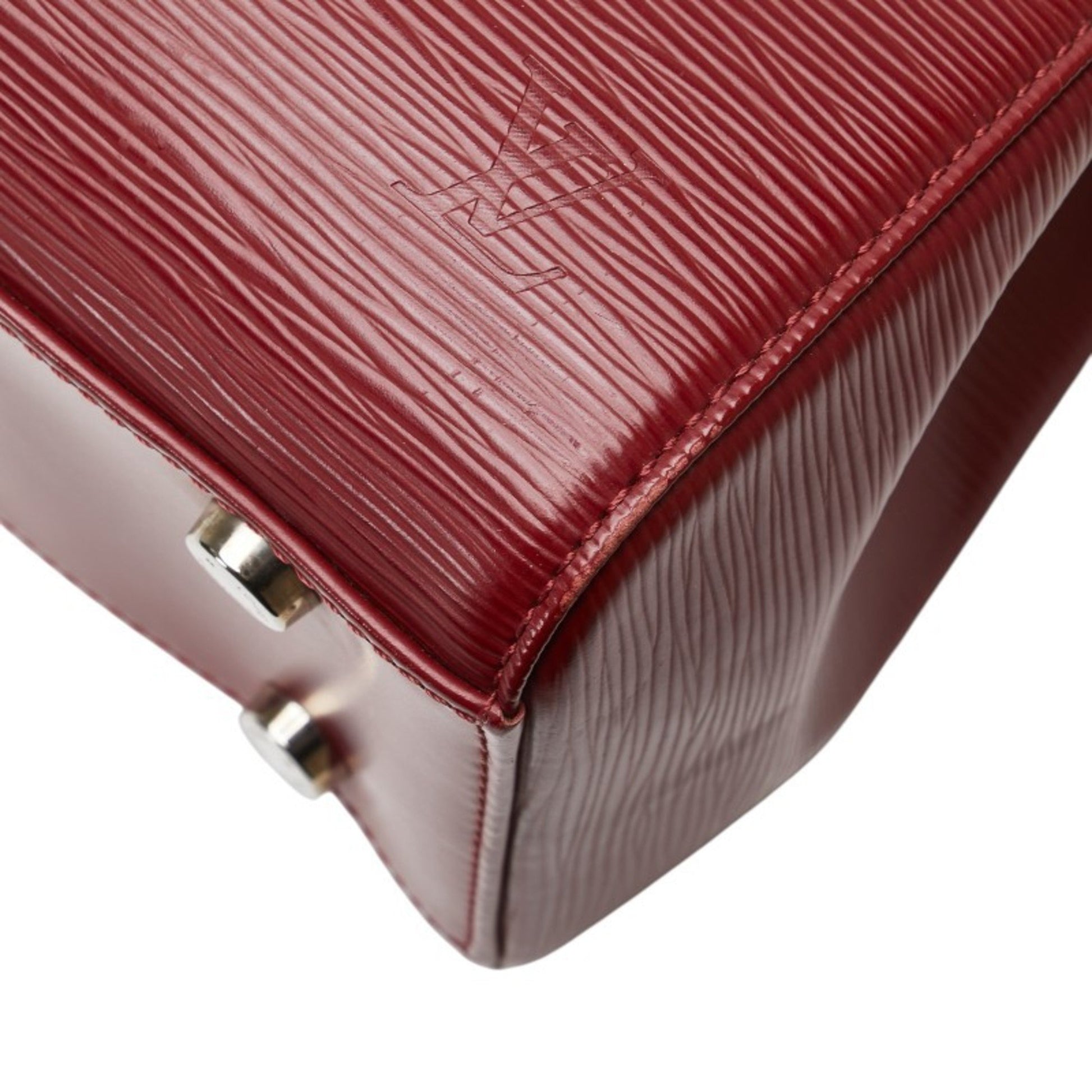 Louis Vuitton Brea, Red, Leather, handbag