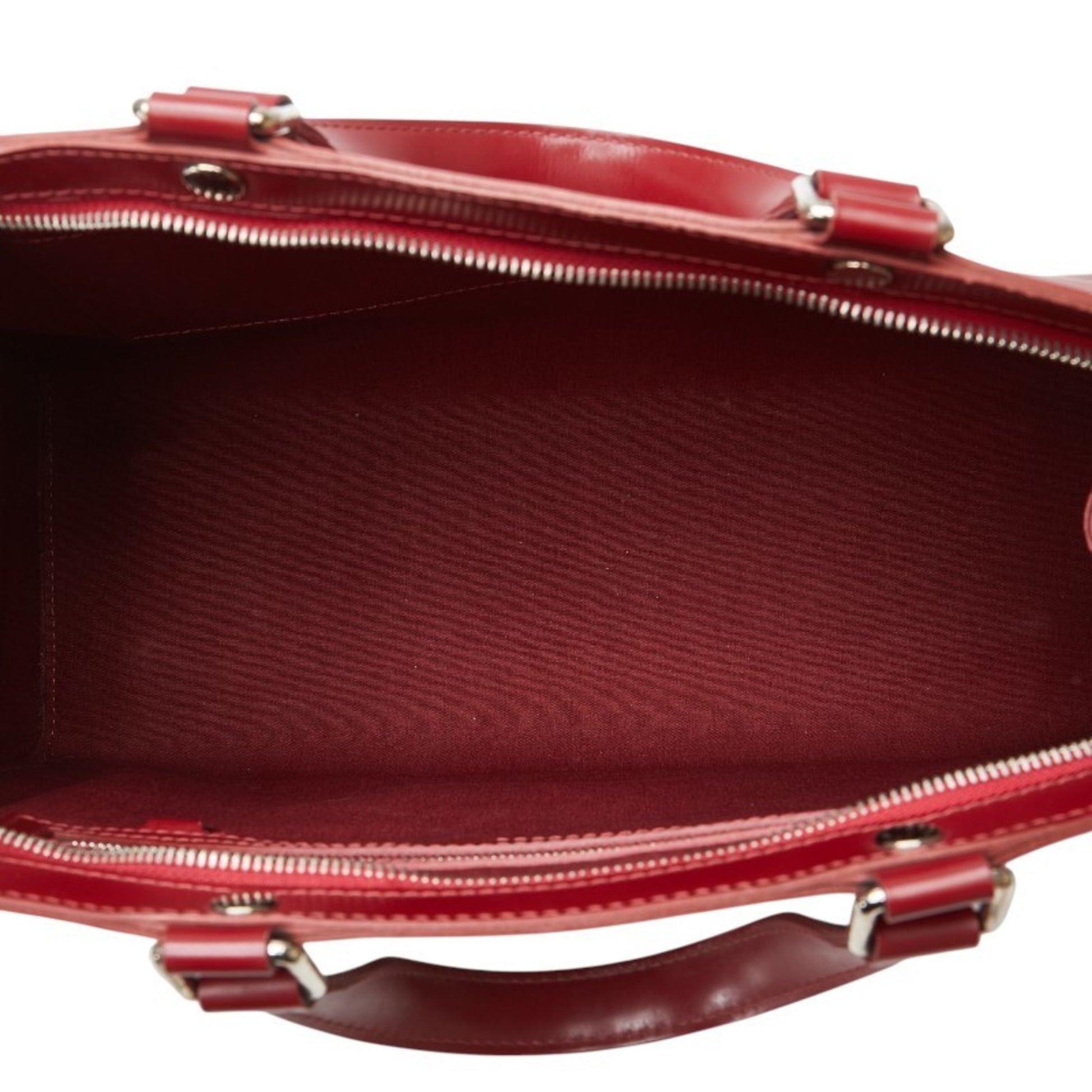 Louis Vuitton Brea, Red, Leather, handbag