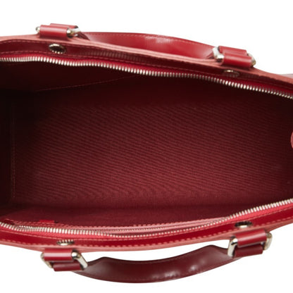 Louis Vuitton Brea, Red, Leather, handbag