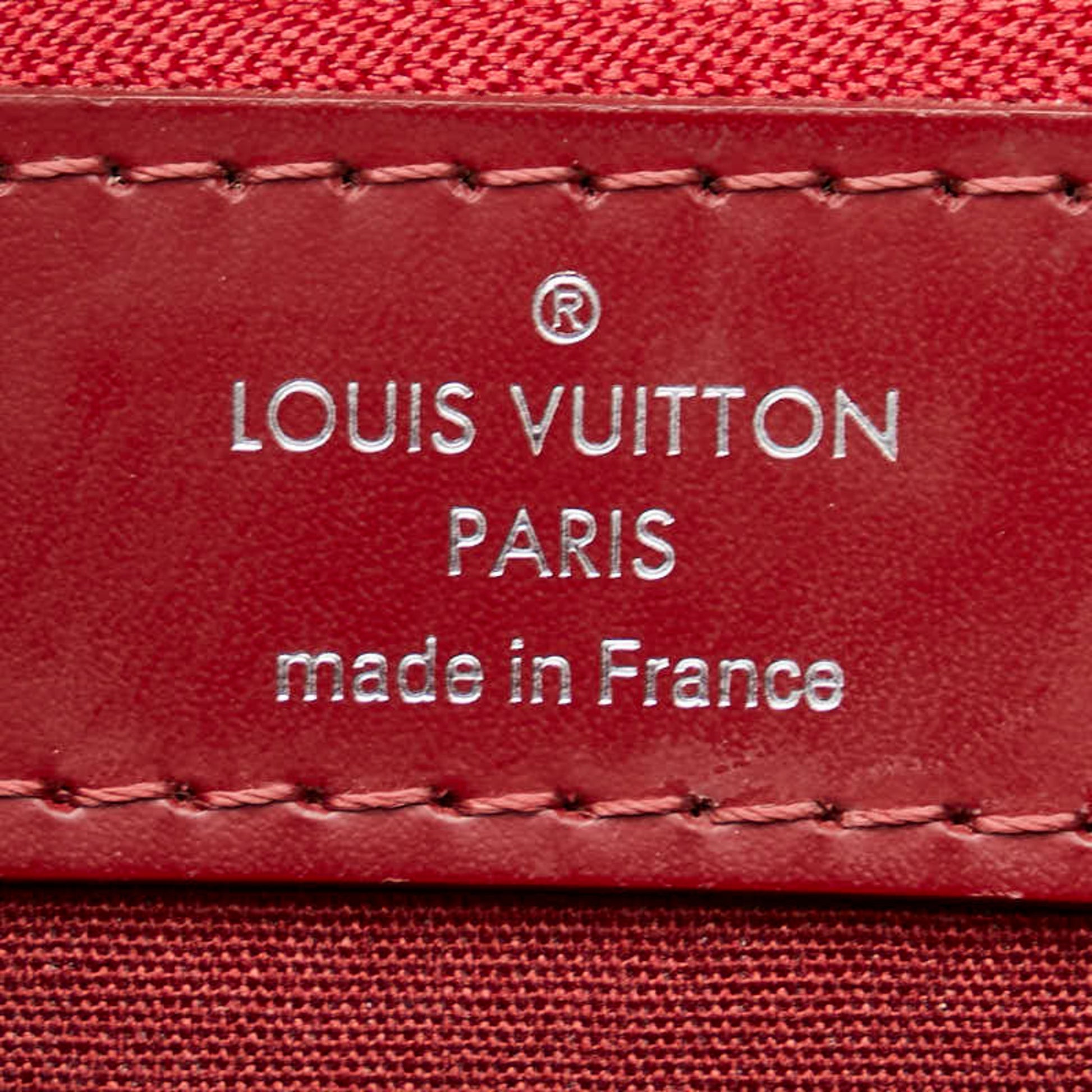 Louis Vuitton Brea, Red, Leather, handbag