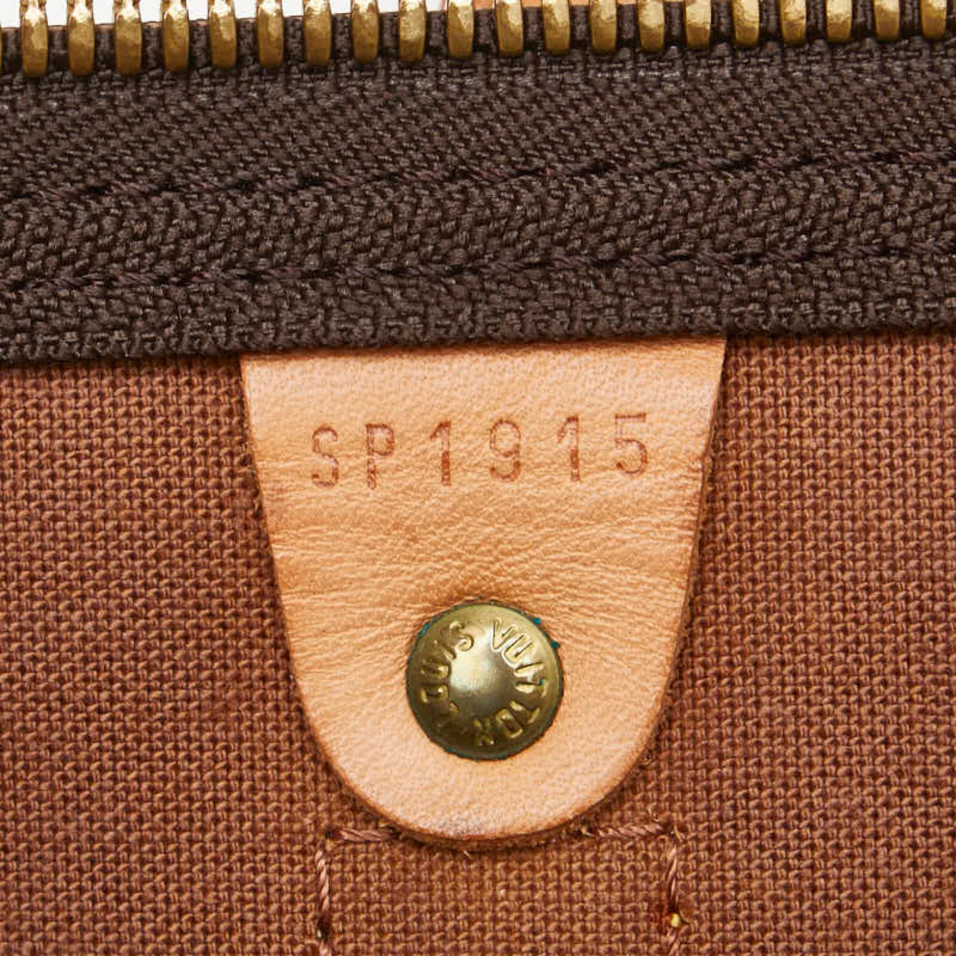 Louis Vuitton Keepall 60, Brown, Canvas, travel