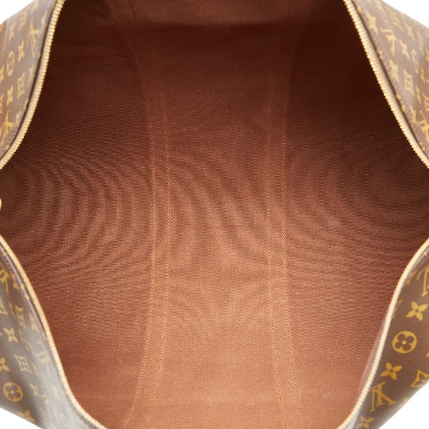 Louis Vuitton Keepall 60, Brown, Canvas, travel
